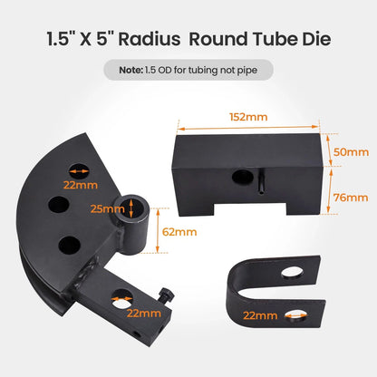 1-1/2" x 5" Tubing Bender Die for Round Tubing (Fits )