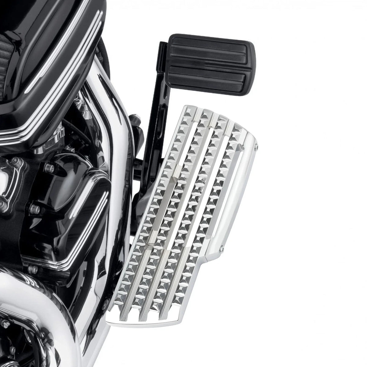 Front Rider Footboard Floorboard for Harley Softail Slim Deluxe Fat Boy (2018–2023)