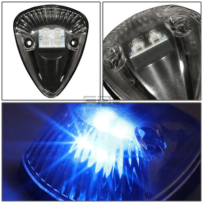 5Pcs Black Housing Blue LED Cab Roof Running Light for Dodge Ram (1994–1998)