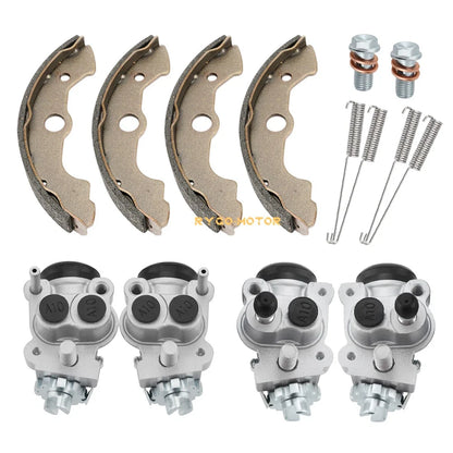 Front Brake Wheel Cylinders W/ Shoes for Honda Rancher 350 TRX350TM/TE (2000–2003)