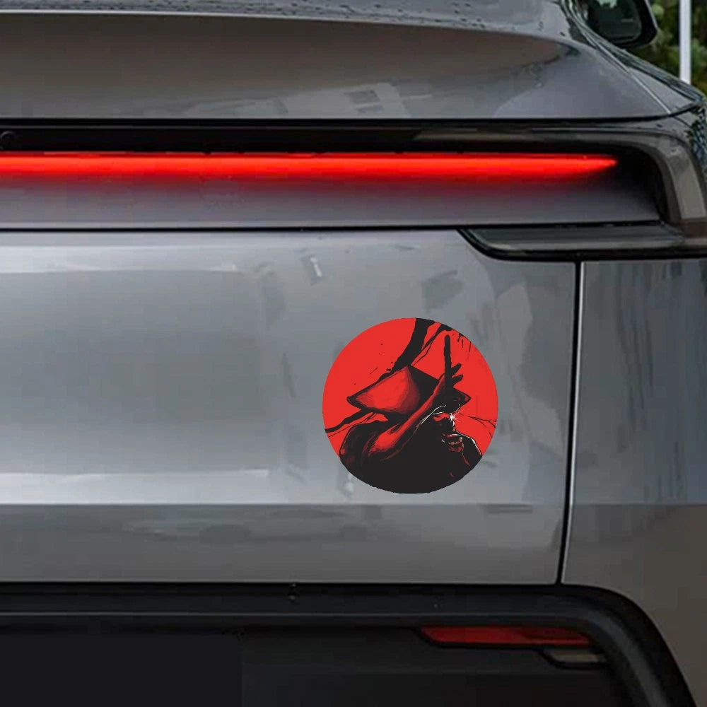 Swordsman Bushido Sticker for Refrigerator Luggage Window