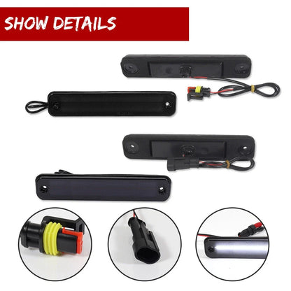 Set of 4 Smoke LED Side Fender Marker Lights for Hummer H2 (2003–2009)