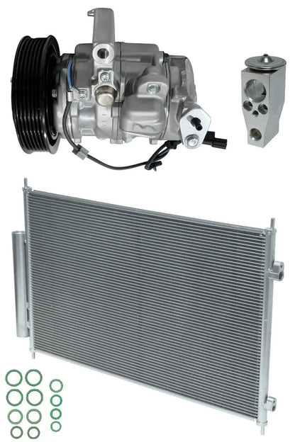 A/C Compressor Kit With Condenser for Honda HR-V 1.8L (2016–2019)