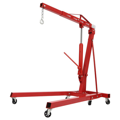2X Heavy Duty Engine Motor Hoist Cherry Picker Lift for Shop Use