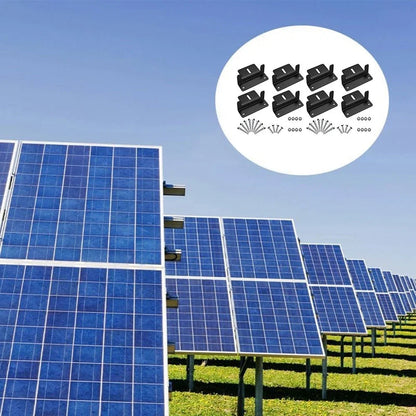 8PCS Ventilated Z Brackets for RV Boat Solar Panel Mounting