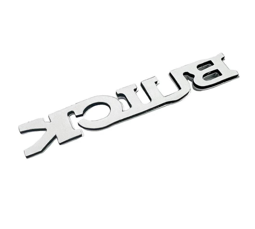 Trunk Lid Emblem Chrome Plastic Replacement for 1982–1987 Buick Regal
