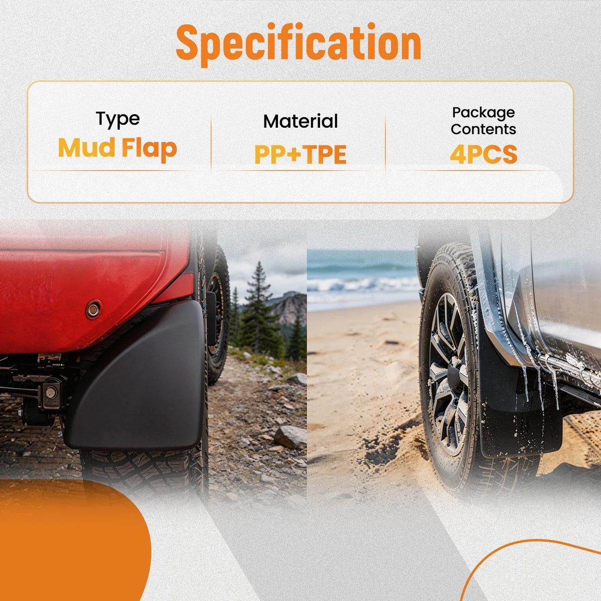 Mud Guards for Toyota RAV4 (2006–2013)
