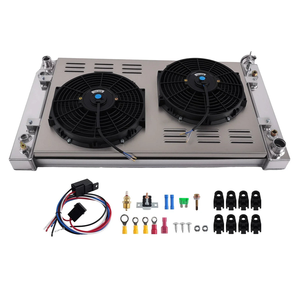 Cross Flow Radiator 3 Row for Chevrolet C1500 K1500 (1988–1999)