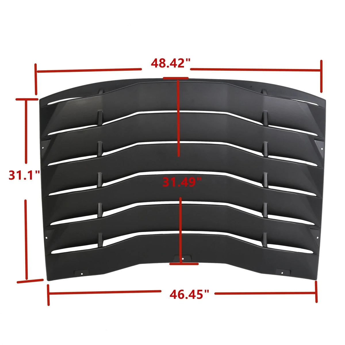 Rear Window Louver Sun Shade for Dodge Charger (2011–2023)