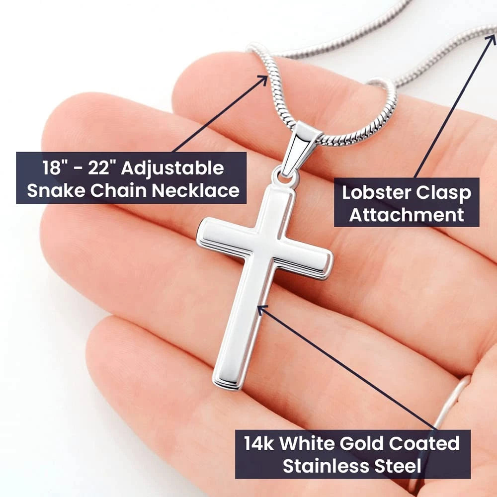 Mother Necklace for FG Mall To My Son From Mom and Dad (Medium)