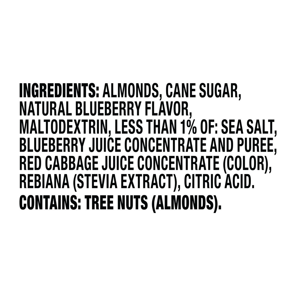 Classic Blueberry Flavored Almonds Snack Nuts 6 oz