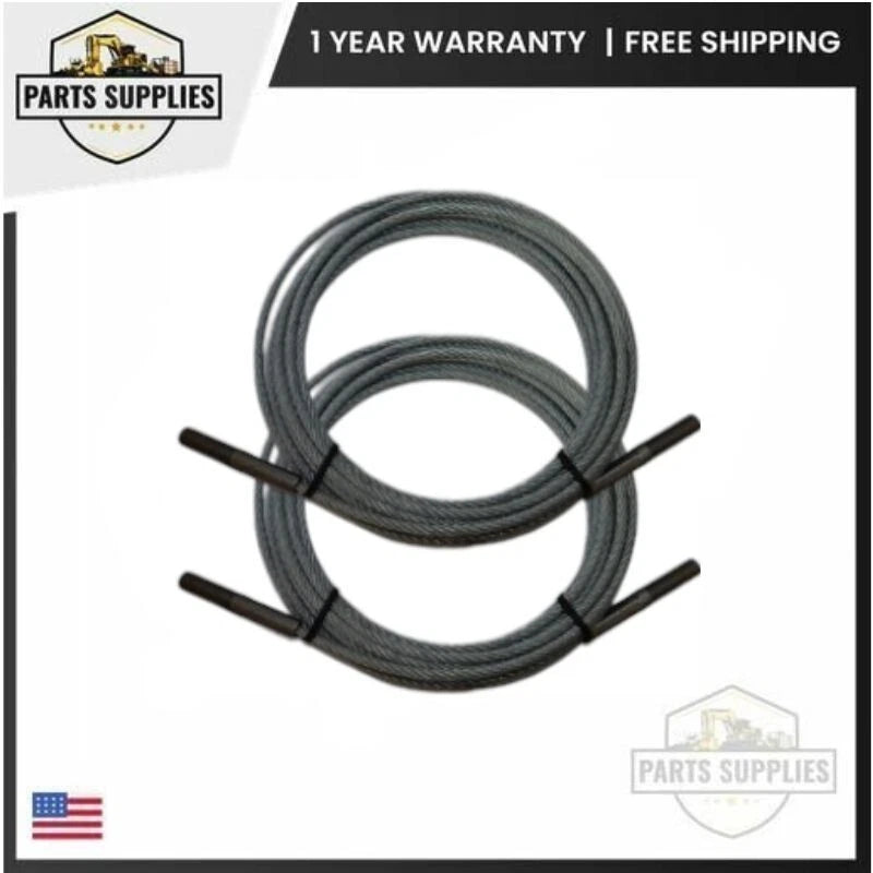 Set of 2 Equalizer Cables 33' 6" for Rotary Lift SPO12 (N39)