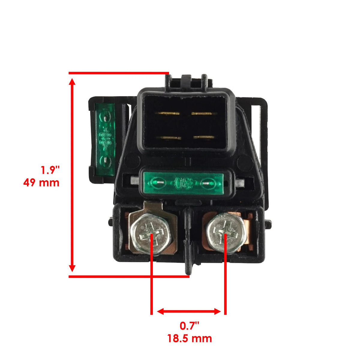 Starter & Relay Solenoid for Suzuki LT-A400 Eiger (2002–2007) 18809AA2002, 3110038F00, 3180003G00