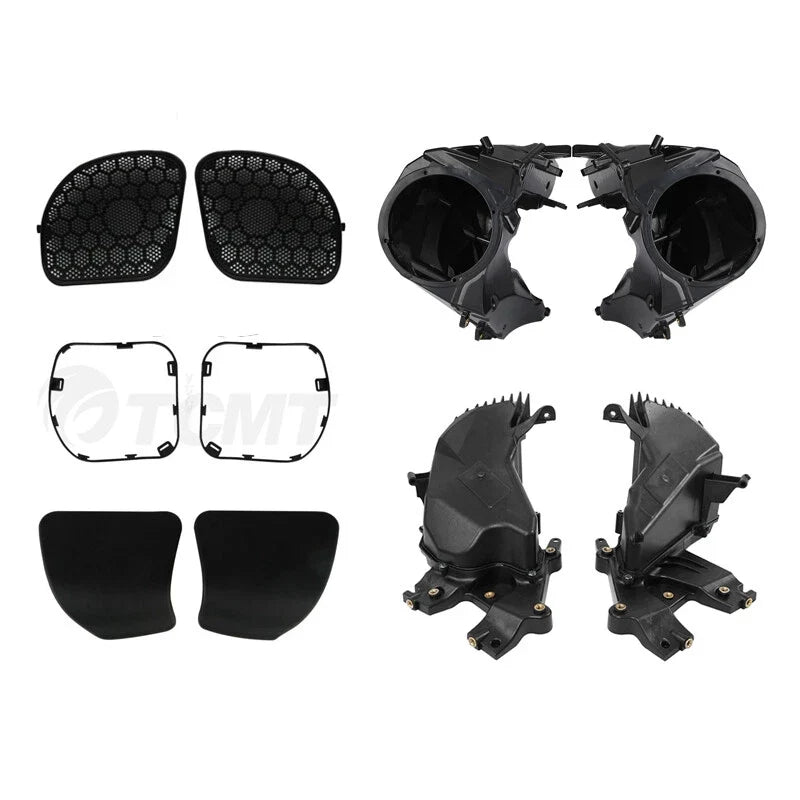 Fairing Storage Glove Box Door Speaker Grilles for Harley Touring FLTR (2015–2023)