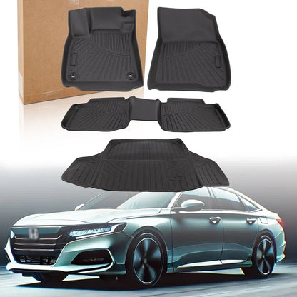 4X All-Weather TPE Rubber Floor Mats for Honda Accord (2023–2025)