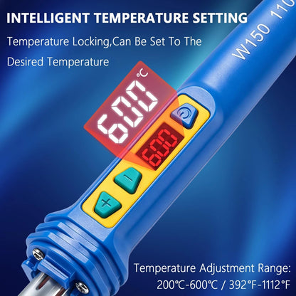 150W LED Digital Adjustable Temperature Plastic Welder for GNI