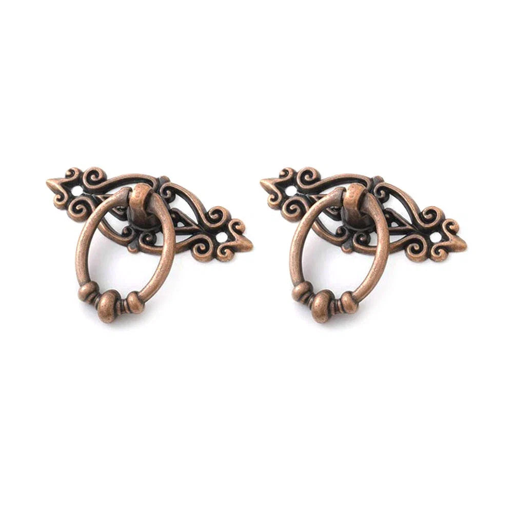 2X Zinc Alloy Cabinet Pulls for Antique Door Handle (Fits )