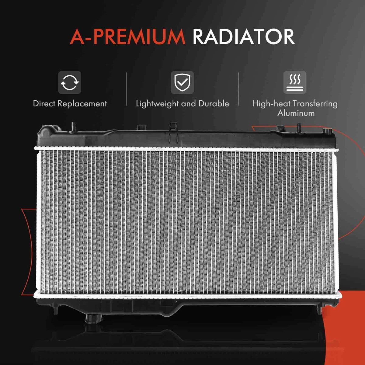 Aluminum Radiator for Subaru Impreza (2008–2014) Turbocharged 2.5L