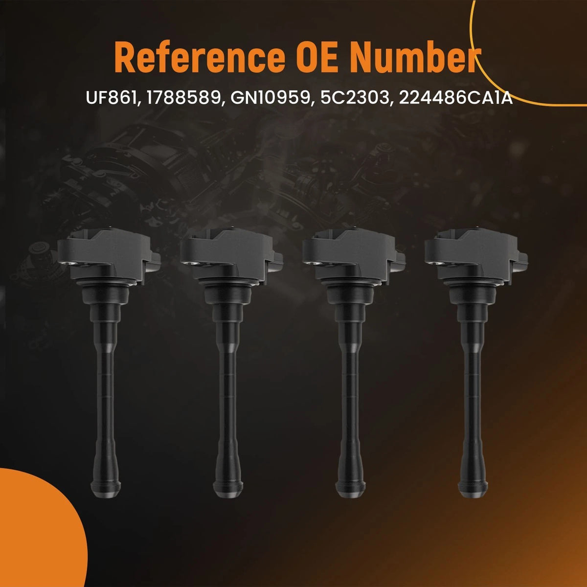 4X Ignition Coils Pack for Nissan Altima Rogue (2019–2023) 6MWLZF UF861