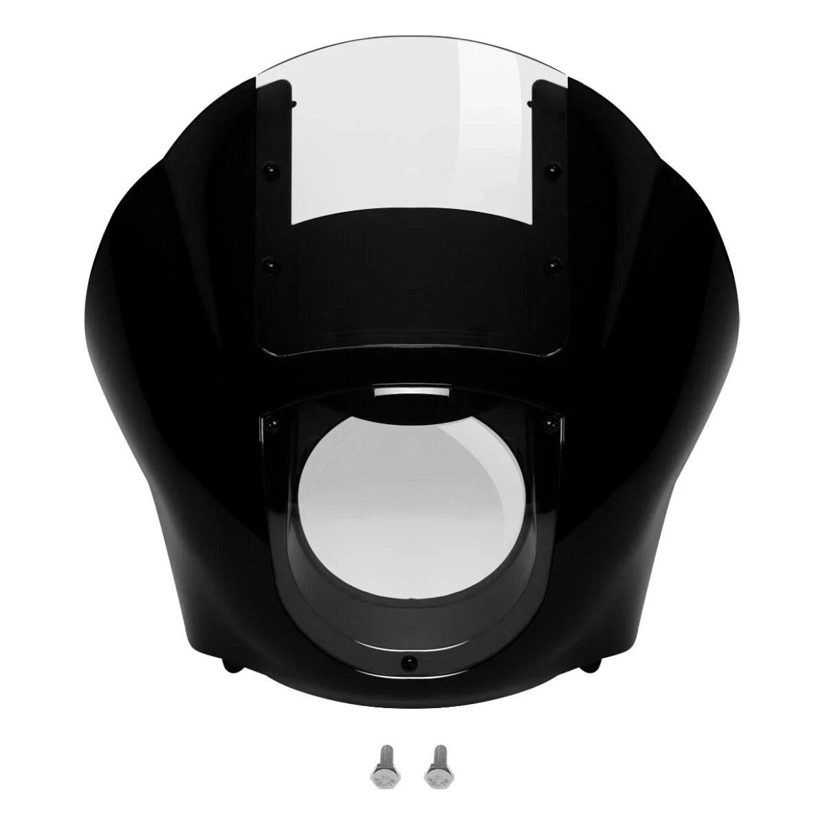 Clear Vivid Black Quarter Fairing for Harley Sportster (1988–Present), Dyna (1995–2005)