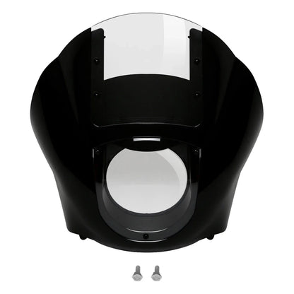 Clear Vivid Black Quarter Fairing for Harley Sportster (1988–Present), Dyna (1995–2005)