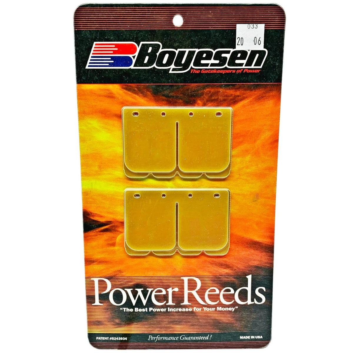 2X Boyesen Power Reeds for Yamaha 1200/1200R (1997–1999) 58-0433