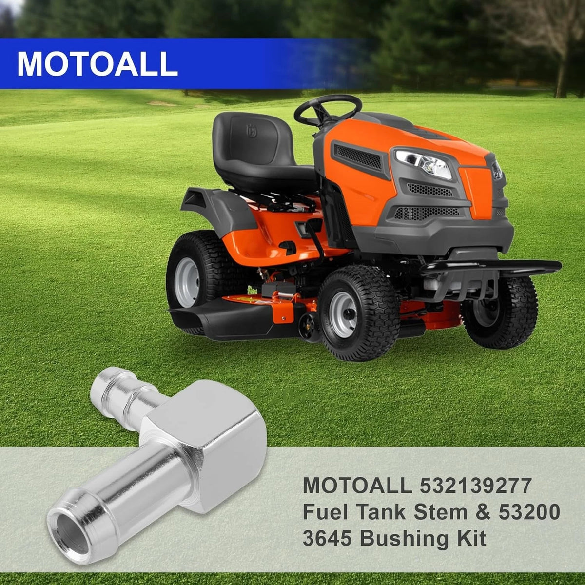 Stainless Steel Fuel Tank Stem & Bushings for Garden Machinery