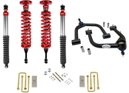 3" Coilovers Shocks UCA & Rear Leaf Block Kit for Toyota Tundra (2007–2021) TT-TUN-07A