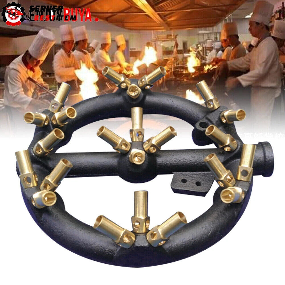 Jet Burner for Commercial Wok (Natural Gas, Cast Iron & Brass)