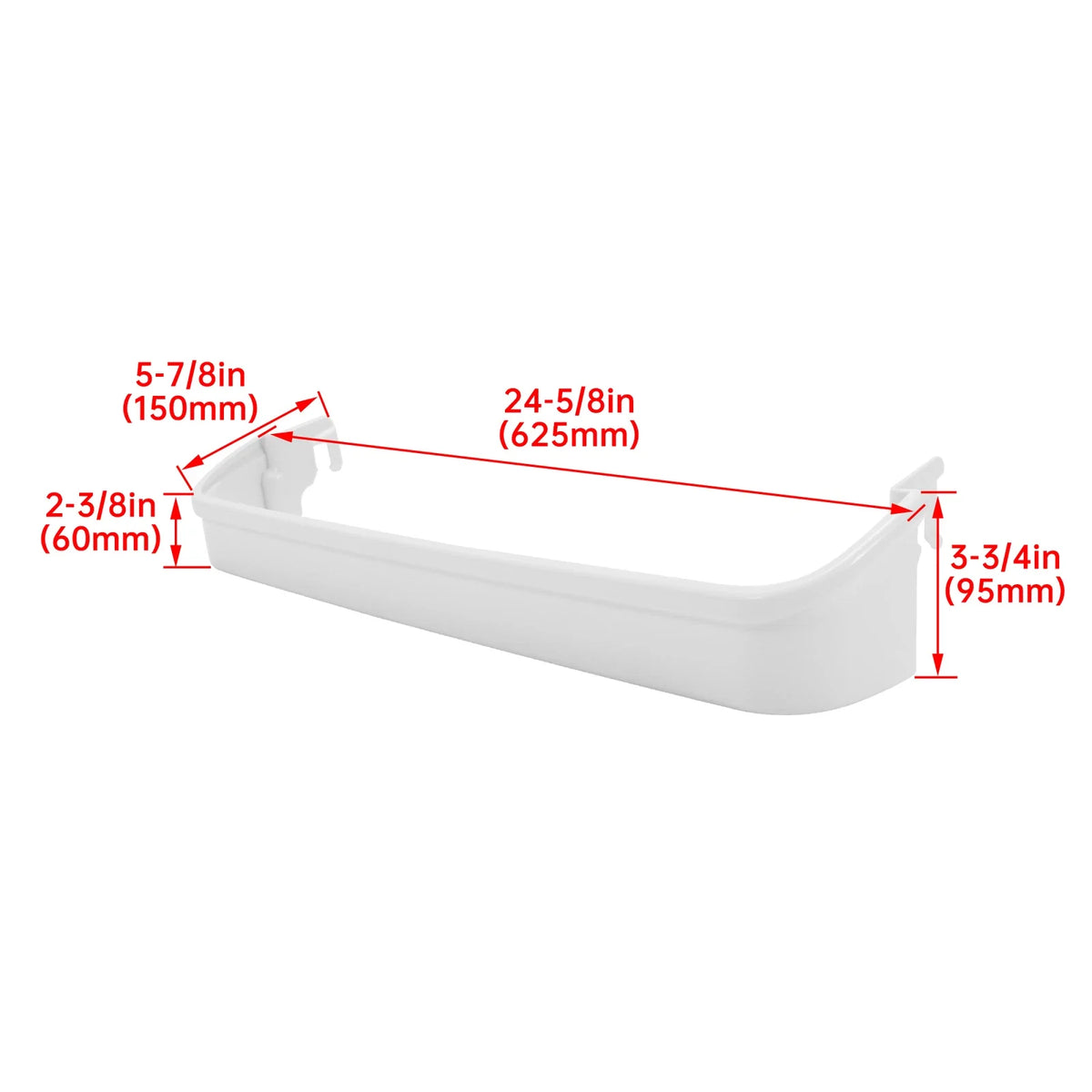 Door Bin Shelf for Frigidaire Kenmore Refrigerator (240338001)