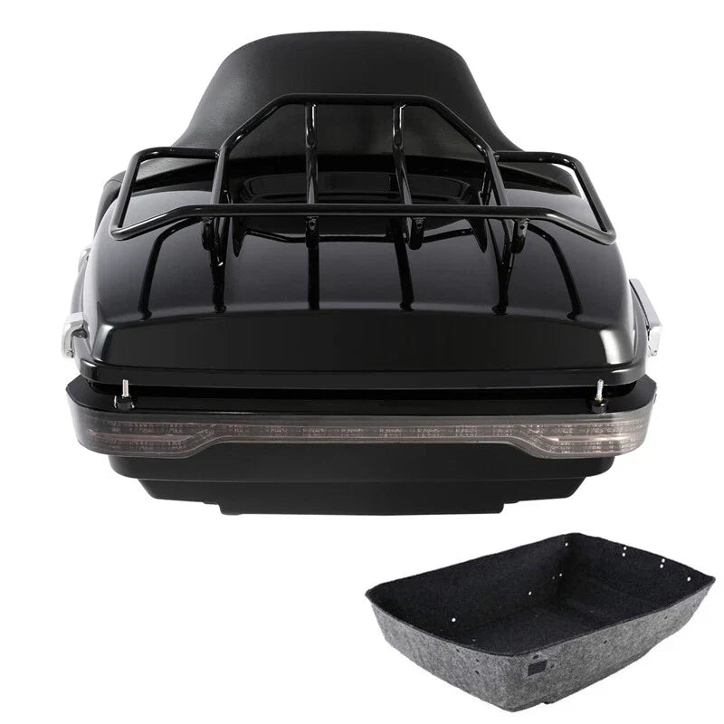 Trunk Pad Rack Brake Tail Lamp for Harley Touring CVO Road Glide (2014–2026)