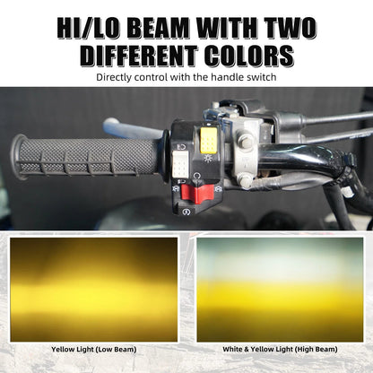 2X Front LED Work Light Bar Flood Spot Beam Kit for Honda TRX450R TRX450ER (2004–2009)