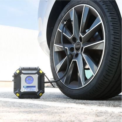 Air Compressor with Gauge for Car Bike Tyre Inflator 100PSI (SWAC19)