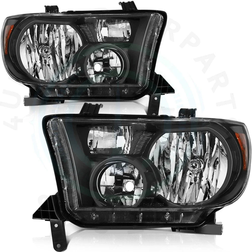 Pair Headlight Assembly for Toyota Sequoia (2008–2017)