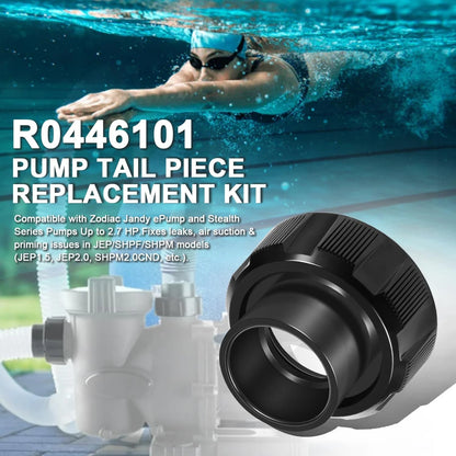2" x 2.5" Tail Piece with O-Ring and Coupling Nut for Zodiac Jandy ePump