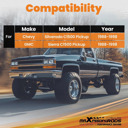 6 Inch Rear Flip Kit for Chevrolet GMC C1500 Silverado Sierra (1988–1998)