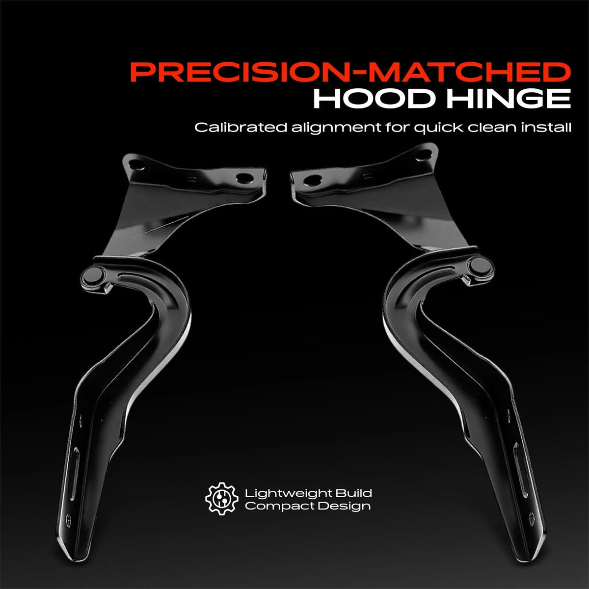 2X Hood Hinge for Honda CR-V (2007–2011) 60170SWA000ZZ, 60120SWA000ZZ