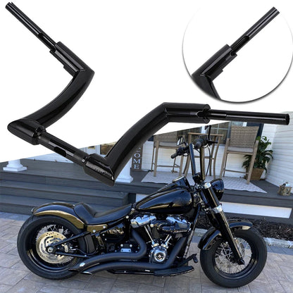 12" Rise Hanger Bar Handlebar for Harley Breakout, Road King, Softail