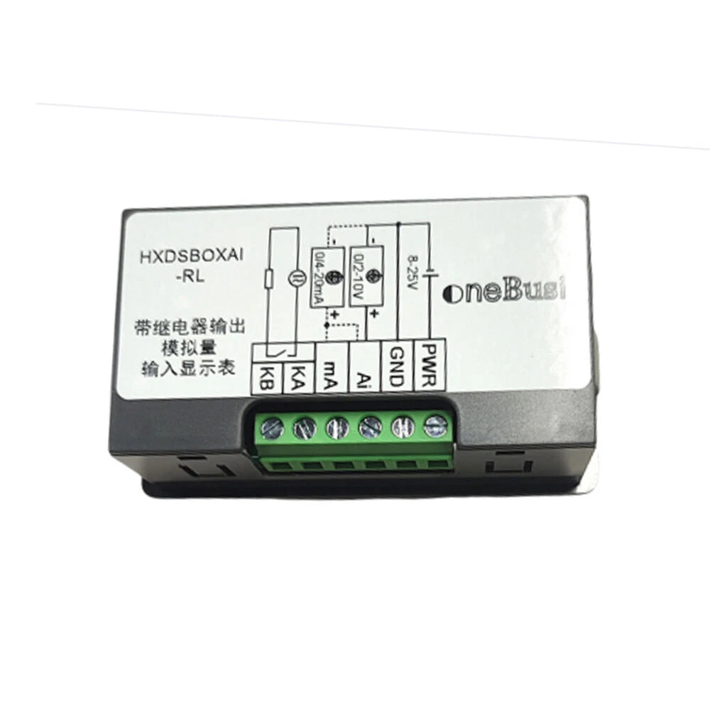 2PC Digital Display Meter 0-10V 0-20mA 2-10V 4-20mA for Automotive