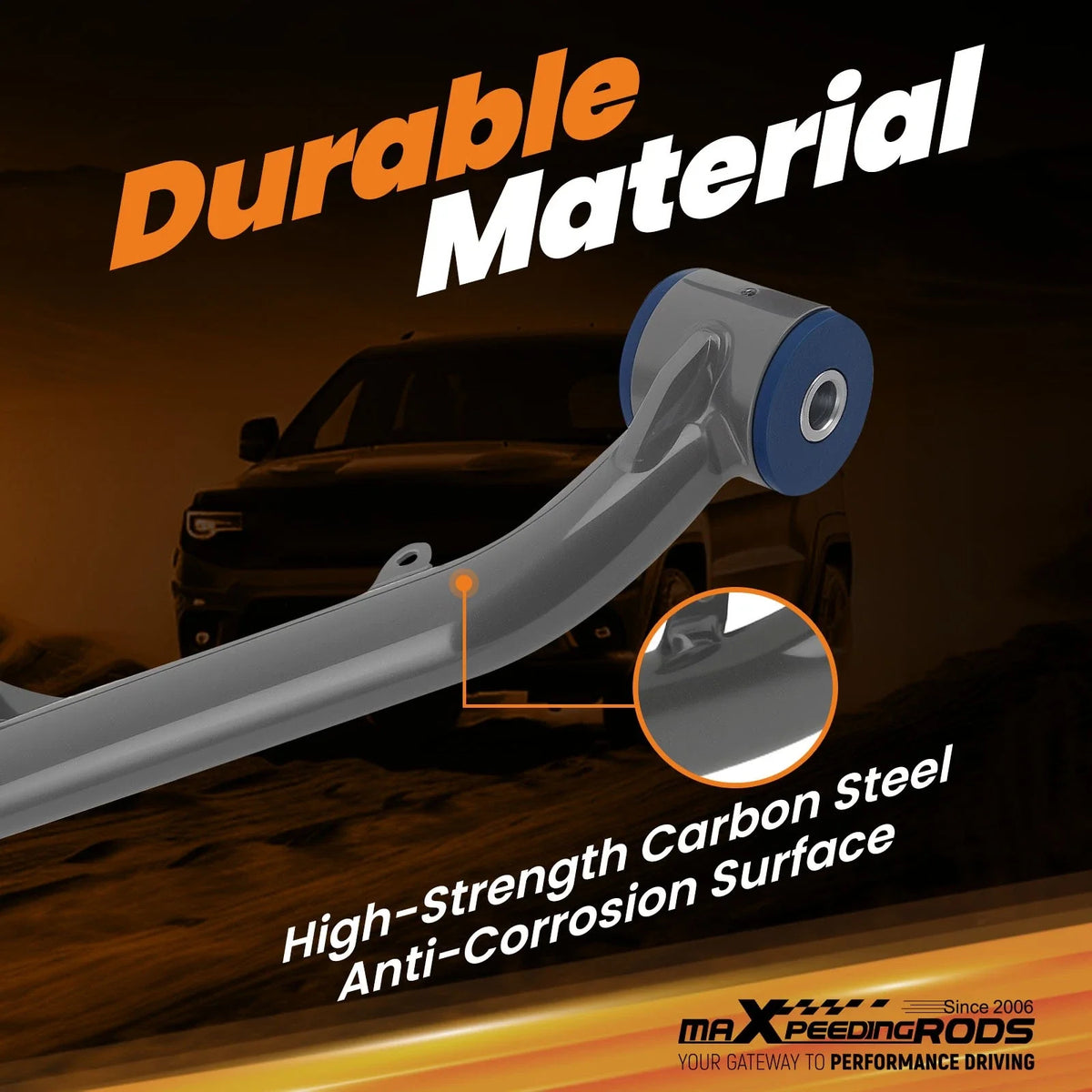 2X Upper Control Arms for Chevy Silverado Sierra 2500HD (2001–2010)