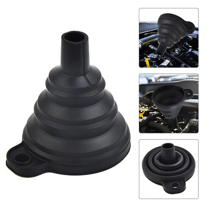 Collapsible Silicone Funnel for Oil-Fuel Diesel Washer Fluid Change (2010–2023)