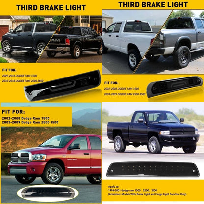 LED Brake Stop Light High Mount Lamp for Ram Dodge 1500 2500 3500 (3rd Gen)