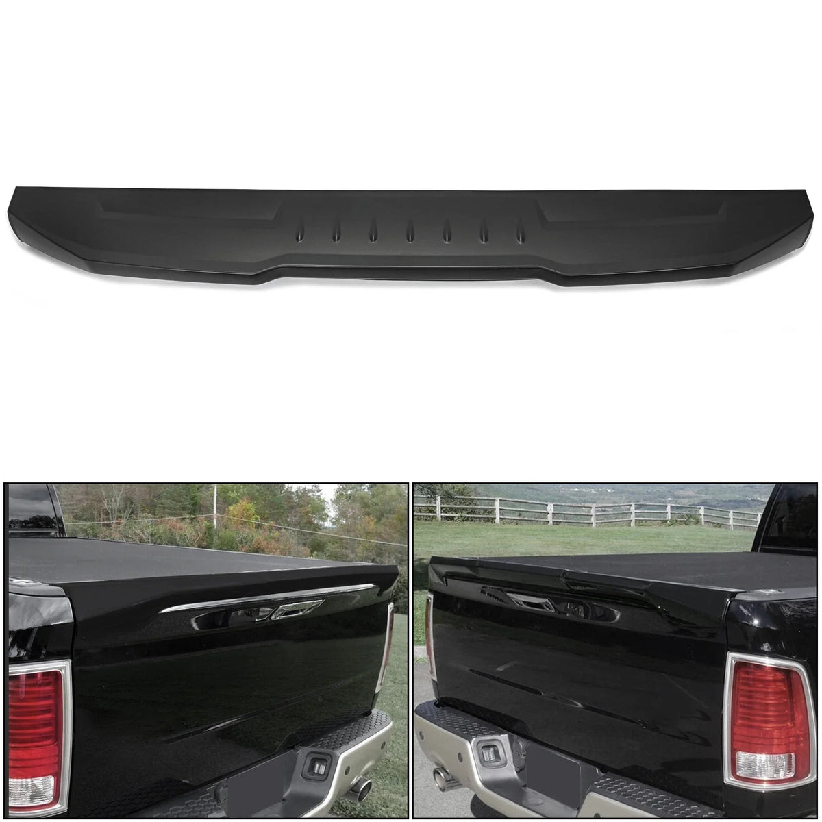 Rear Tailgate Spoiler for Dodge Ram 1500 Classic 2500 (2009–2021) CH06A16