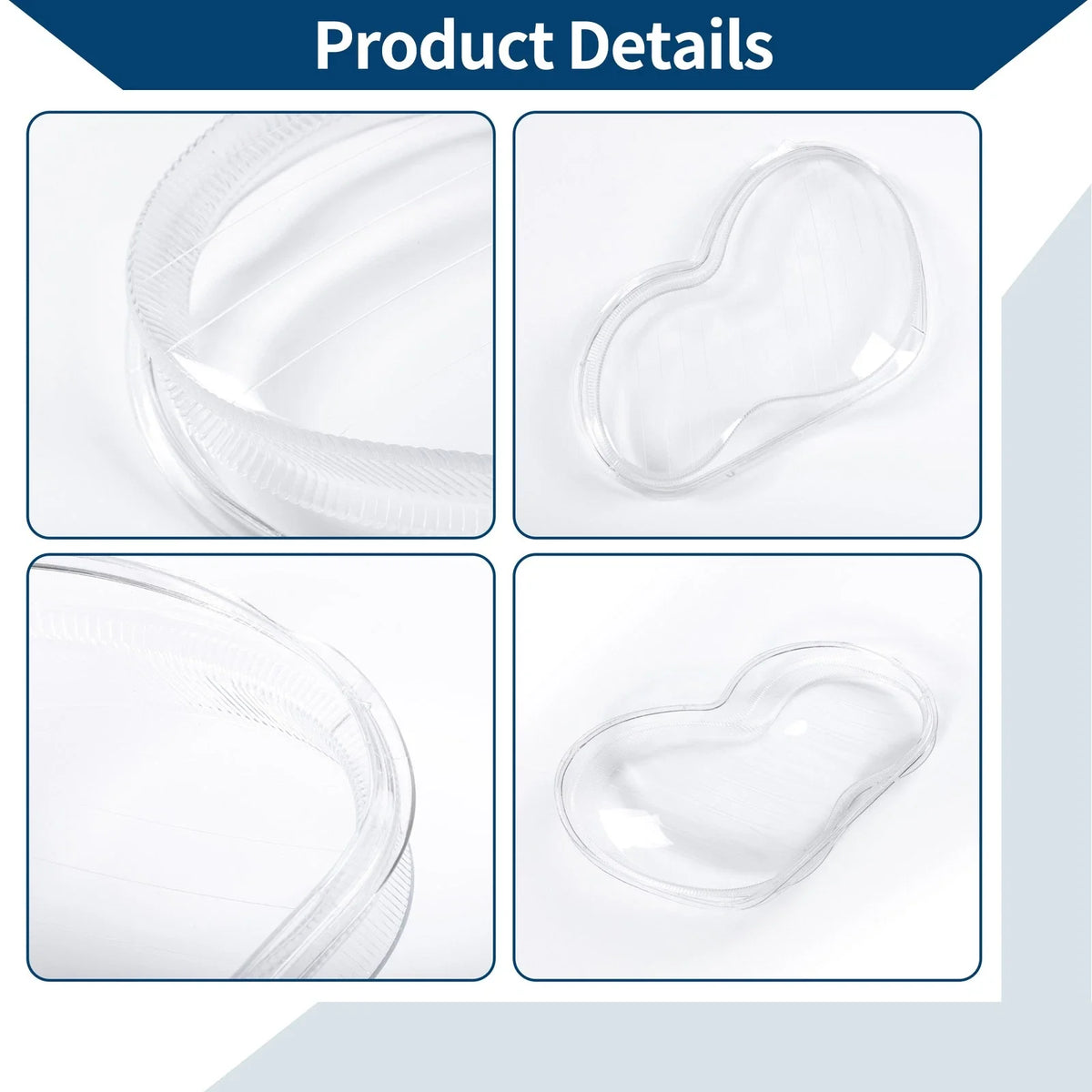 1 Pc Front Left Headlight Lens Cover for Mercedes-Benz (2003–2009) No. 2038203161 Clear