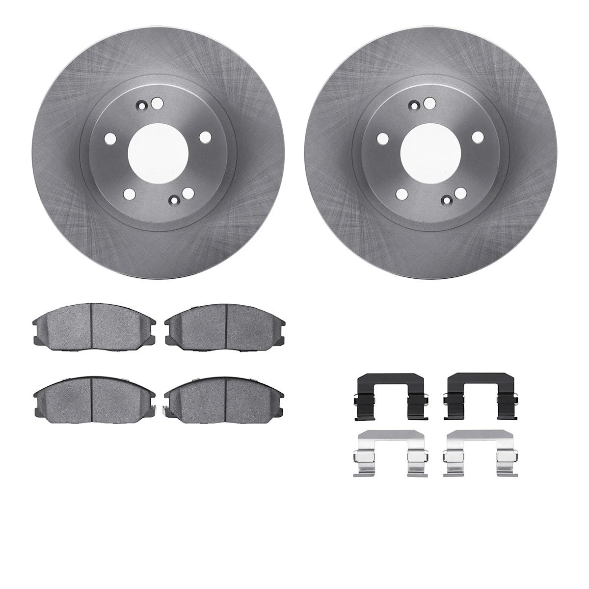 2X Brake Disc and Pad Kit for Hyundai Santa Fe (2001–2006) WFWH1-03023