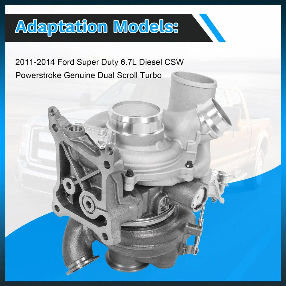 Dual Scroll Turbo for Ford Super Duty 6.7L Diesel (2011–2014) 851824-0001S, 851824-5001S
