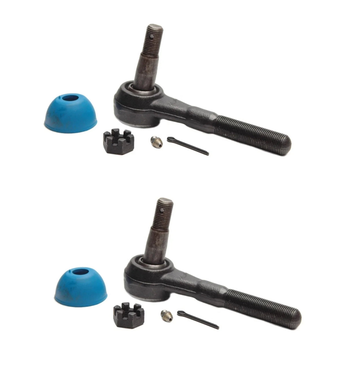 Set of 2 Inner Steering Tie Rod Ends for Dodge B100, Plymouth PB100 (1971–1980)