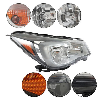 Headlights Pair for Subaru Forester (2017–2018) Halogen Clear