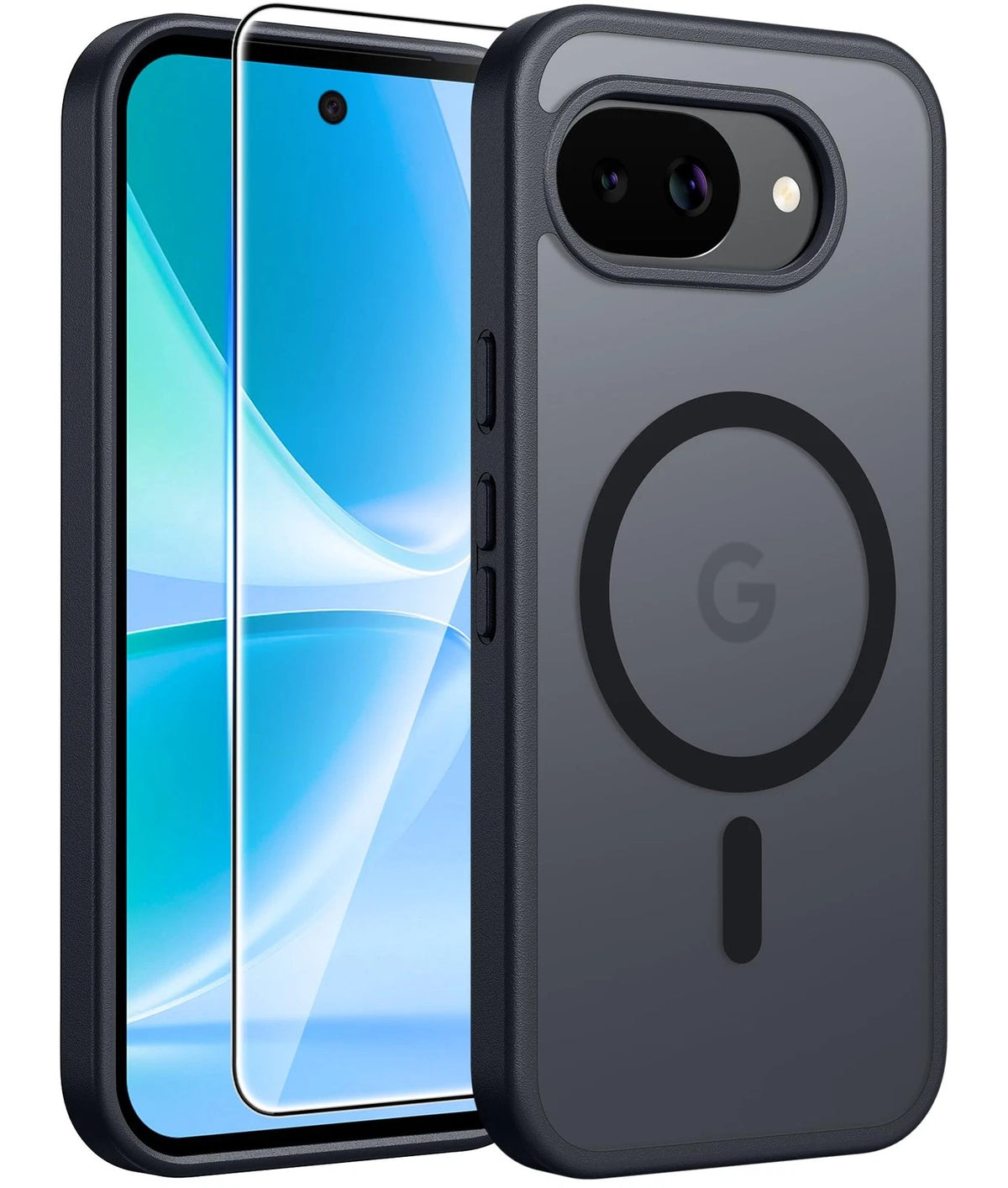 FNTCASE for Google Pixel 10a (2023) - Compatible 6.3 Inch, Black