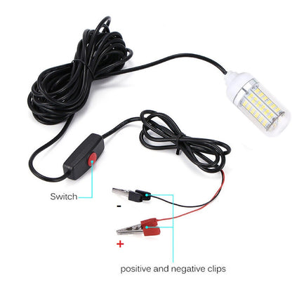 12V-24V LED Lure Fish Lamp for Night Fishing Lights (Underwater Lighting)